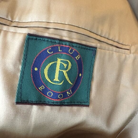 Club Room Tan Beige 100% Camel Hair sport coat jacket blazer No Size Tag Men’s - Picture 7 of 8